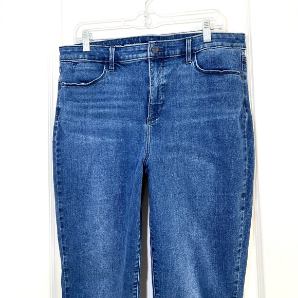 Talbots Denim - Talbots Flawless High Waist Jegging Ankle Jeans size 14 Plain Pocket Stretch